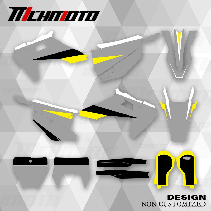 

MCHMFG For Husqvarna TC FC TX FX 2019 2020 2021 TE FE 2020 2021 2022 Graphics Decals Stickers Motorcycle Background Custom