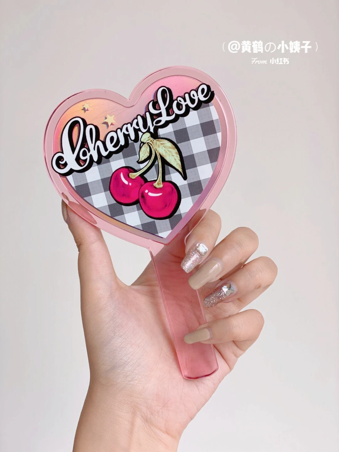 フラワーノーズ クリスタルサーカス ハンドブック チェリー ハンドヘルドミラー ディフューザーストーン コスメティックケース ギフトボックス