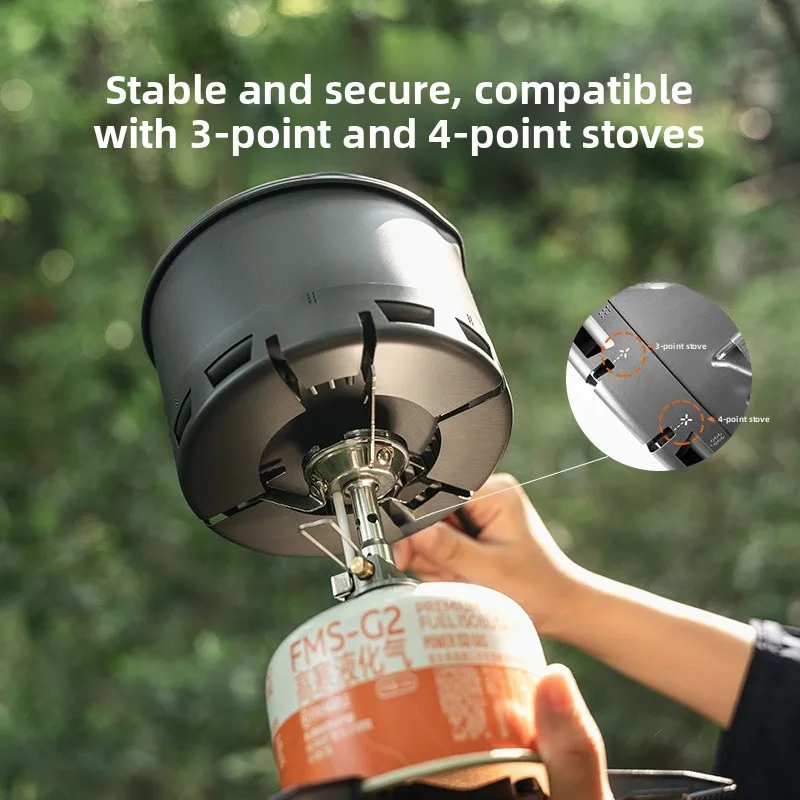 Fire Maple Outdoor Cam Bapaing Soup Pot Multifunctional Cooking Utensils Portable Stove Kit for Hiking And Boiling Water