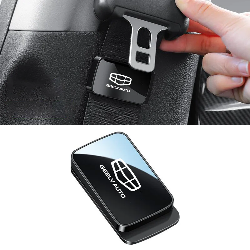 

New Noble Limiter Car Logo Protection Seat Belt For Geely Emgrand X7 EC7 Boyue GC6 Parts LC EC8 CK2 CK Car Interior Accessories