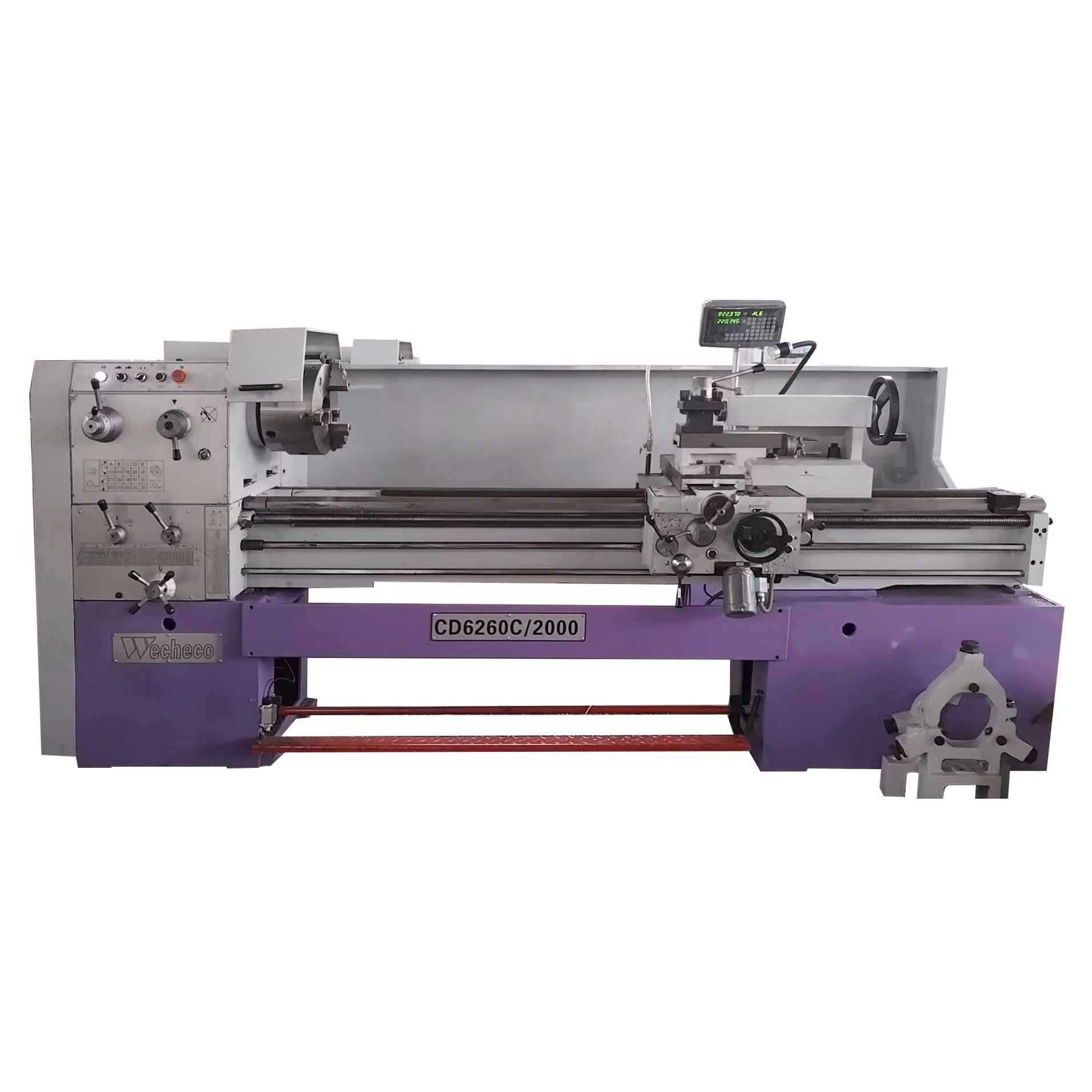 CD6240C CD6250C CD6260C torno de motor Torno Para Metal torno de cama de espacio mecánico máquina de torno Manual