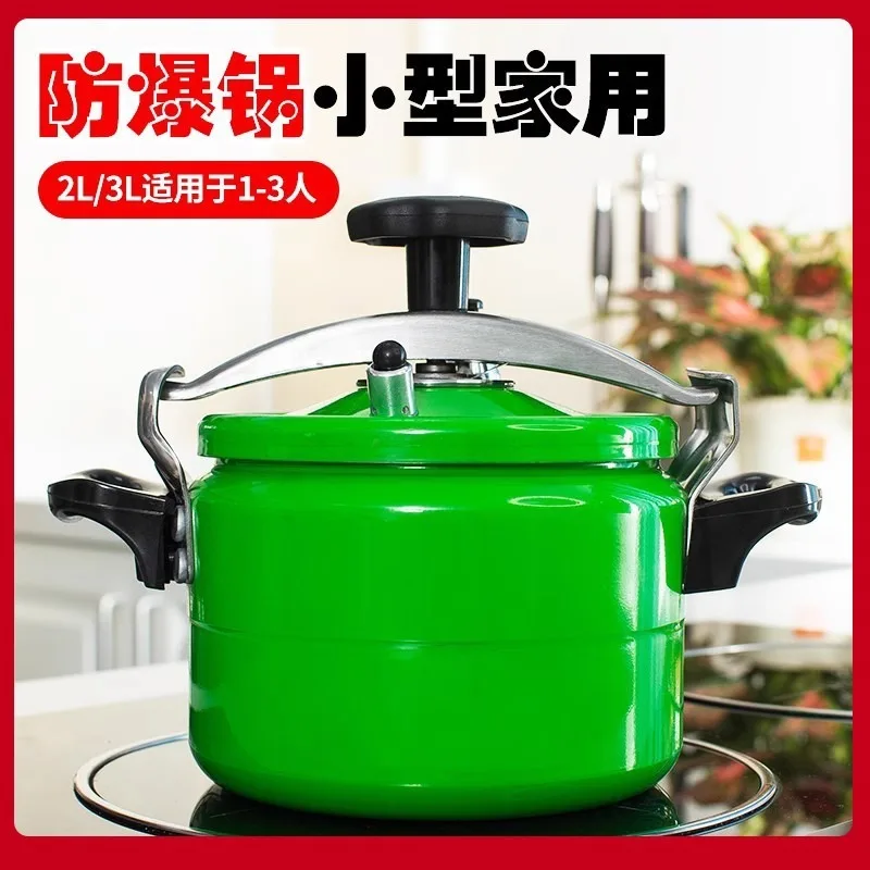 Mini Pressure Cooker Explosion‑Proof Safe Pot For Home Outdoor Commercial Use Stew Soup Cookware Compatible Gas Induction Cooker
