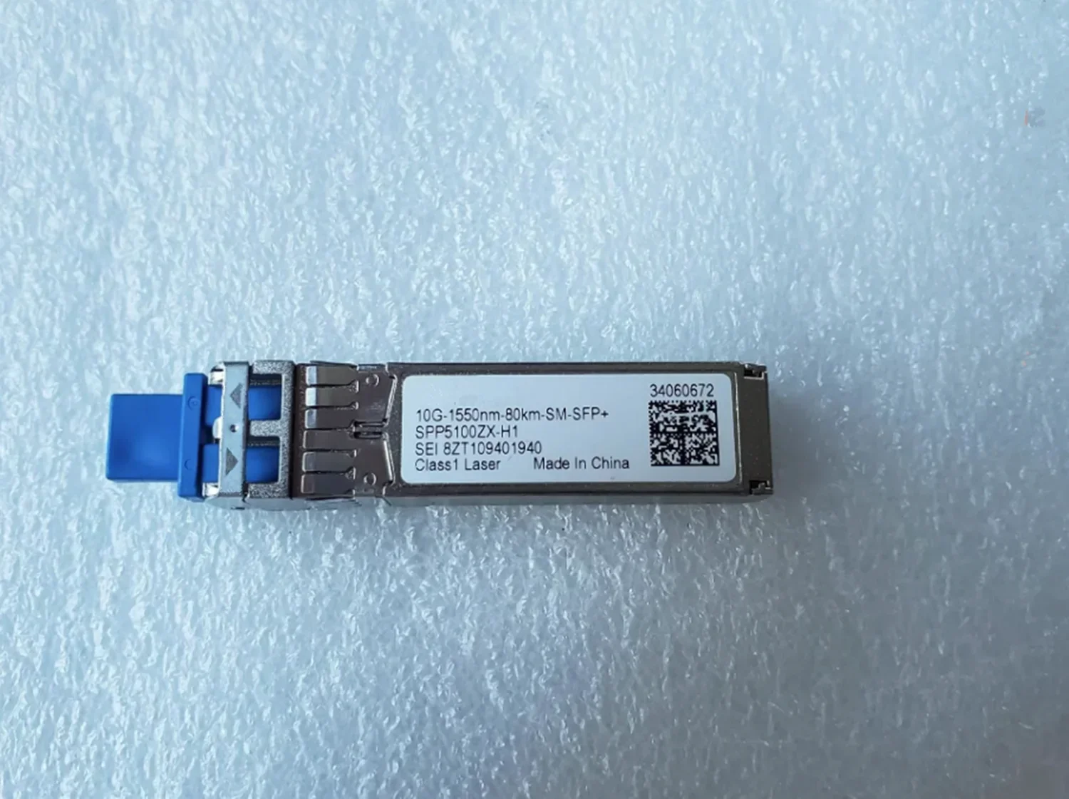 LC 10GB Transceiver 10G SFP 80KM 1550NM Optical Switch 34060672 TPP1XGKZRCZABE2G SPP5100ZX-H1 02310SNN 10G 80km 1550nm SFP+