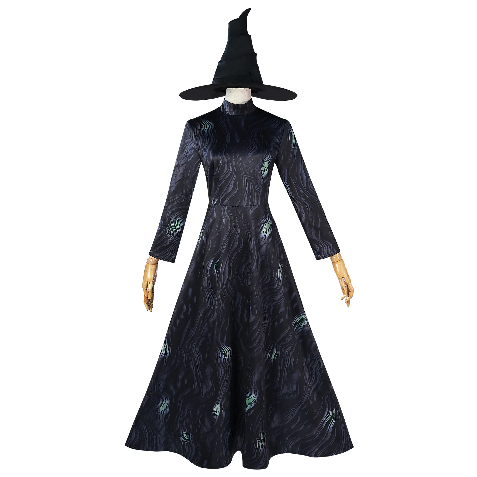 Wicked Glinda Elphaba Cosplay Costume pour femme, robe de princesse rose, costume de sorcière pour fille, ensemble complet de fête