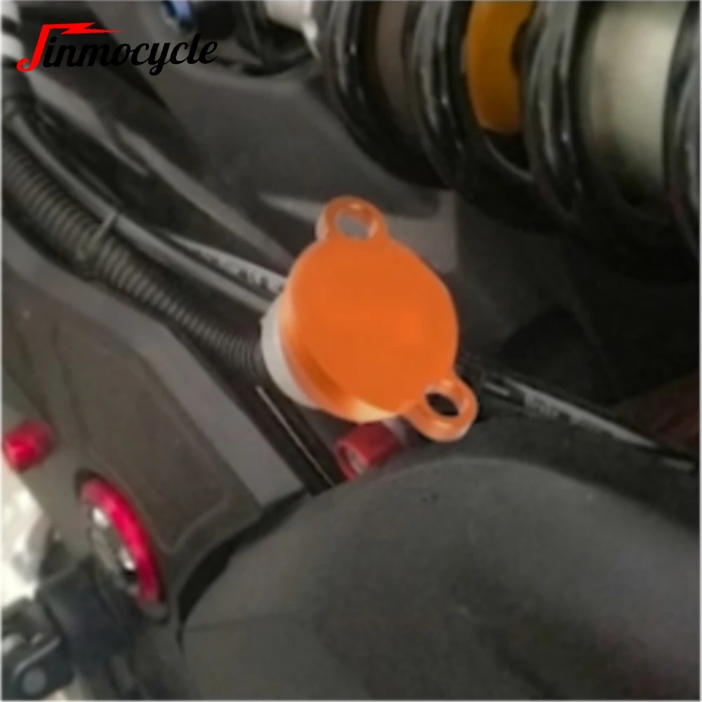 

For Husqvarna TC 50/65/85 2014 2015 2016 2017 2018 2019 2020 Motorcycle Brake Fluid Cap Cover Brake Oil Bottle Protection Cover