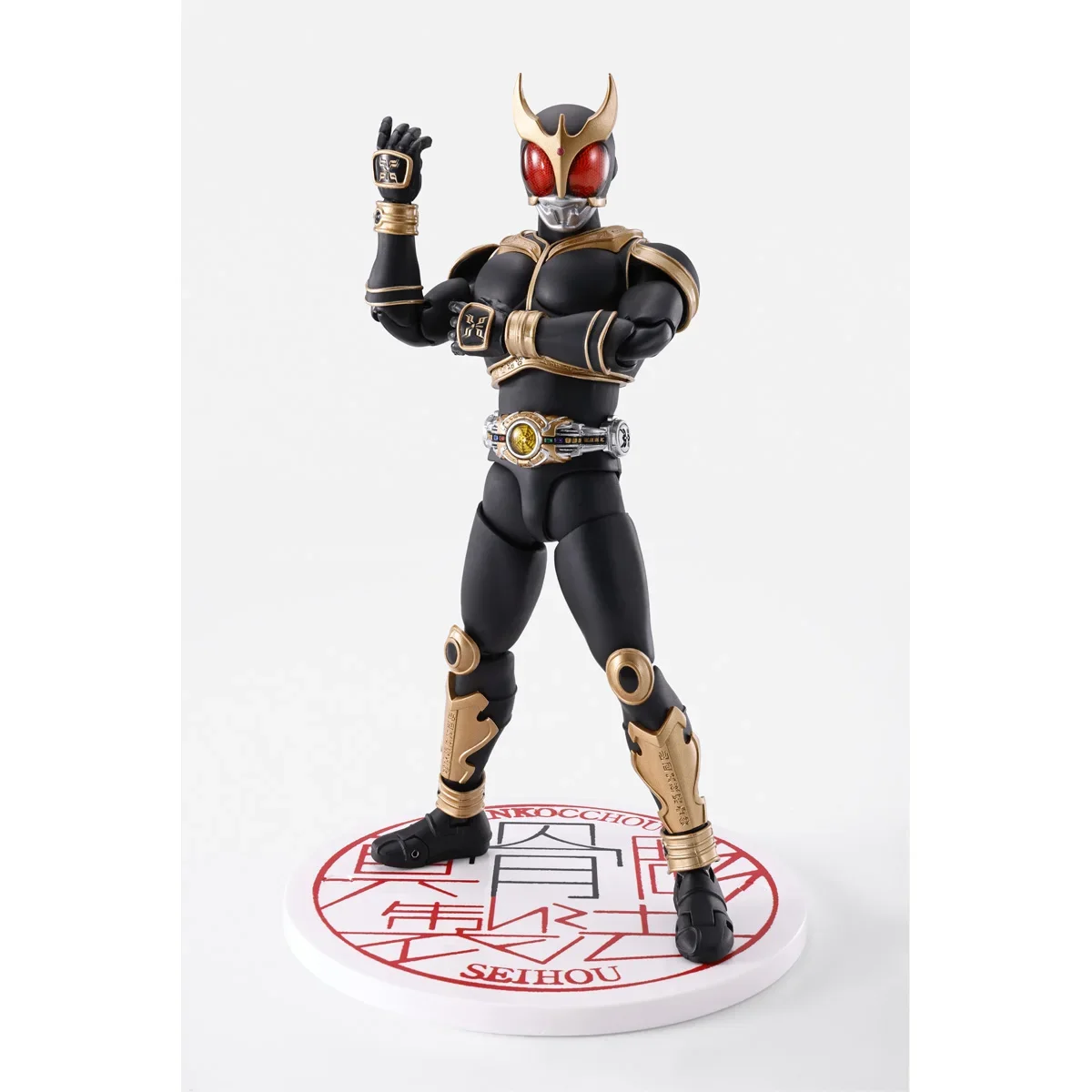 

Bandai Tamashii Web Exclusive S.H.Figuarts Shinkocchou Seihou Kamen Rider Kuuga Mighty Form Action Figure Official Licensed Gift
