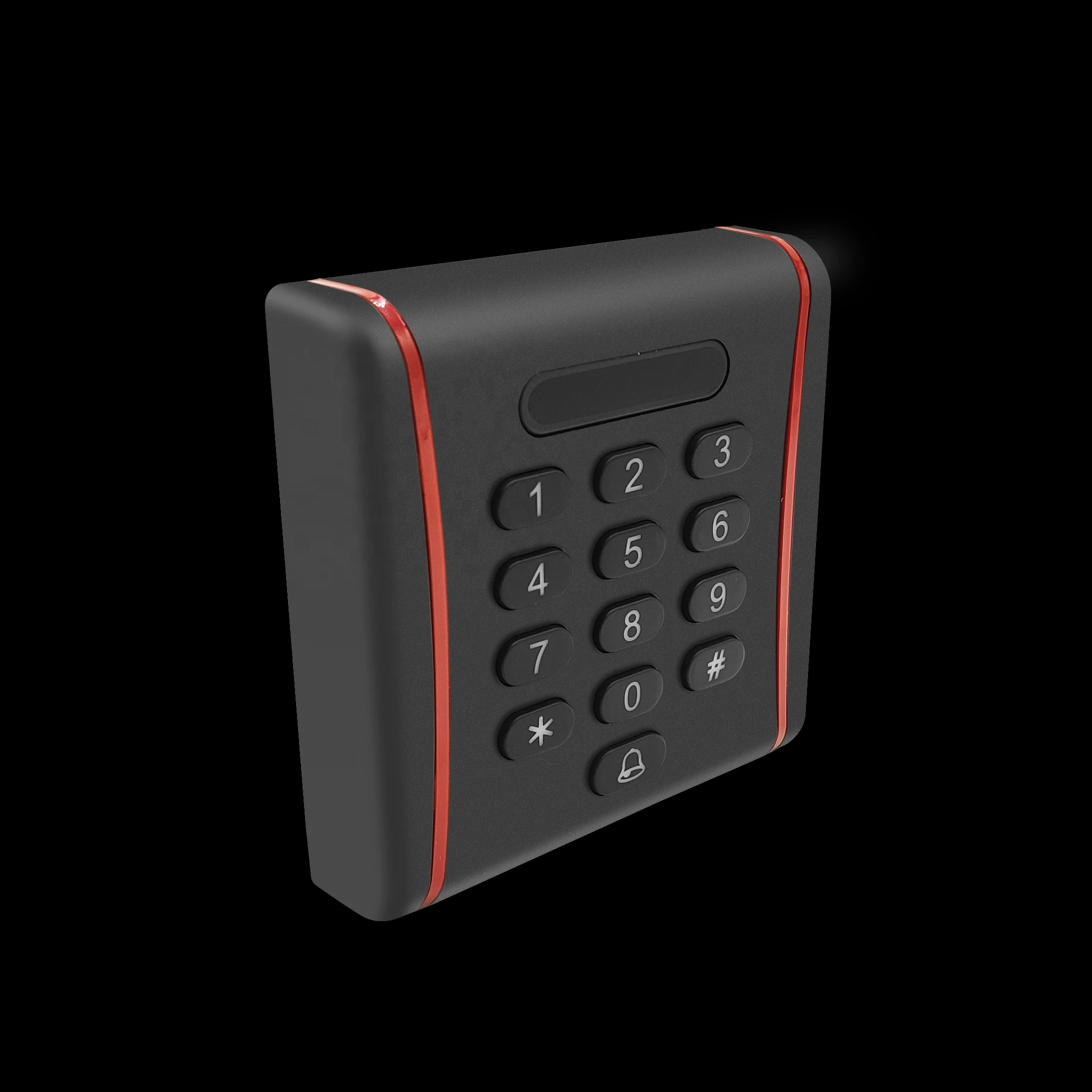Rt381e 125khz rfid plásticos assistente de casa teclado cartão de identificação leitor autônomo teclado controle acesso porta