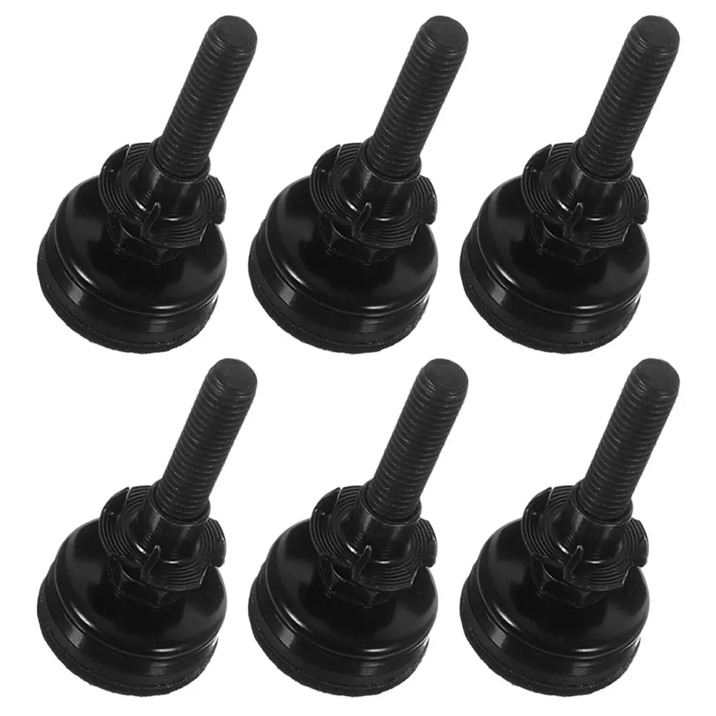 

6pcs Adjustable Leveling Feet Furniture Legs Heavy Duty Desk Extenders Table Stabilizers Chairs Bolts Plastic Stability