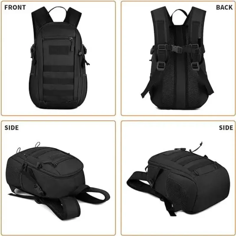 10L Mini Daypack MOLLE Backpack Rucksack Gear Tactical Pack Bag for Hunting Camping Trekking molle rucksack