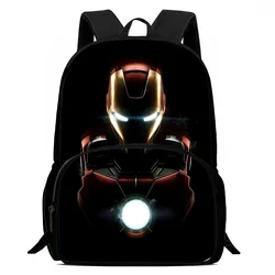 Iron Man Marvels Kids Backpacks Boys and Girls Student Birthday Gift Child School Bags Large Capacity Camping Durable Rucksack