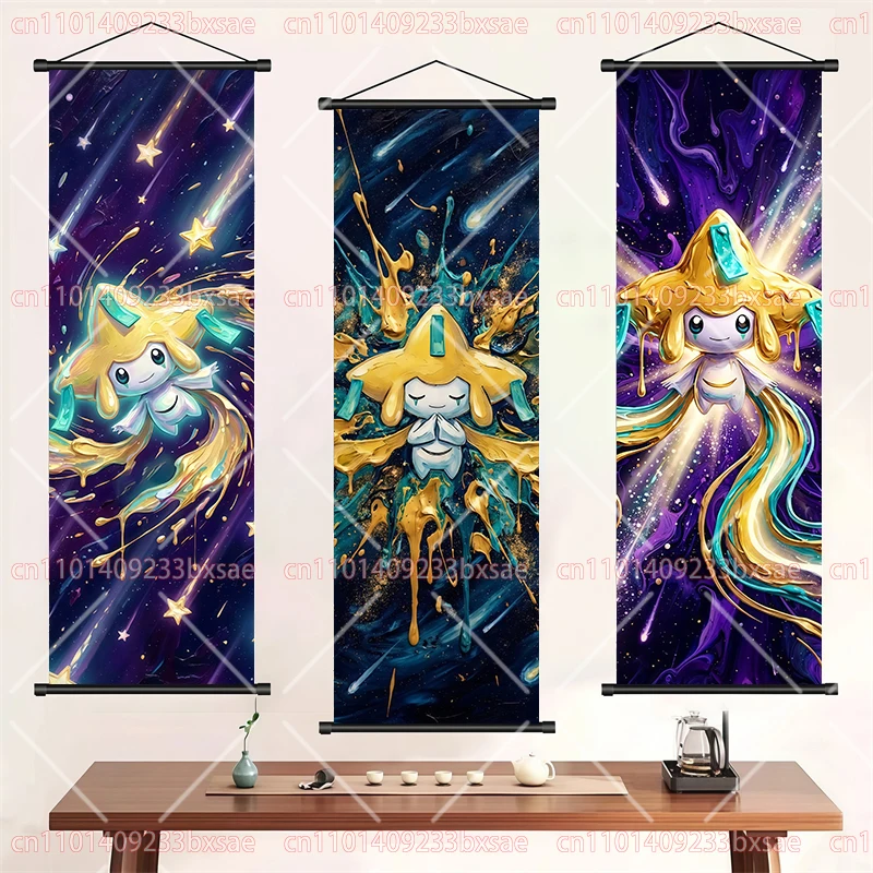 Pokémon Anime HD Poster Scroll Psyduck Slowpoke Rayquaza Jigglypuff Farfetch'd Gengar Jirachi Greninja Geburtstagsgeschenk – Detail 4