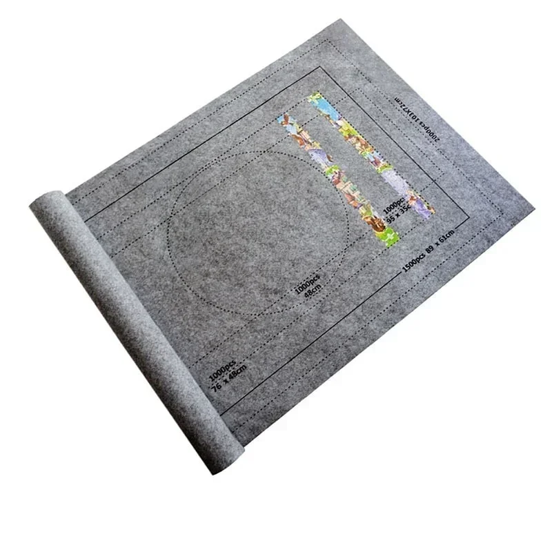 2026 Protector Holds Up To 1500-3000 Pieces Jigsaw Puzzle Mat Roll Up Jigsaw Rug Jigsaw Storage Felt Mat Jigsaw Rug