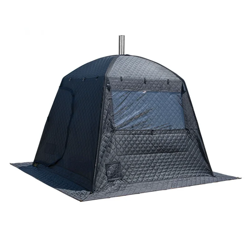 

Portable 3 Person Ice Fishing Tent Ice Camping Tent Insulated Ice Fishing Shelter Thermal Fishing Tent