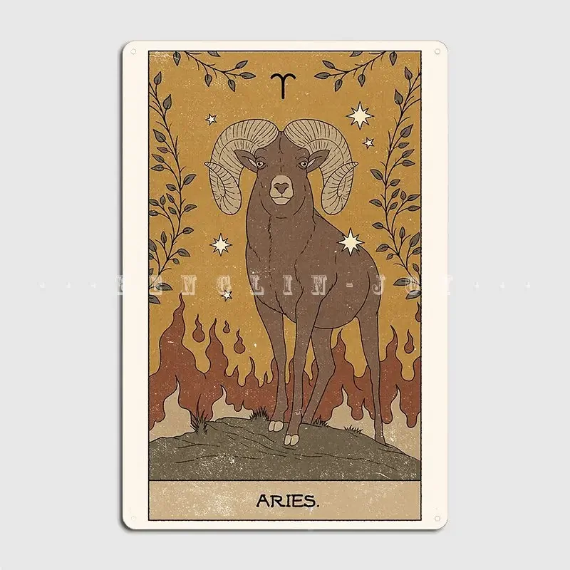 Aries Metal Plaque …