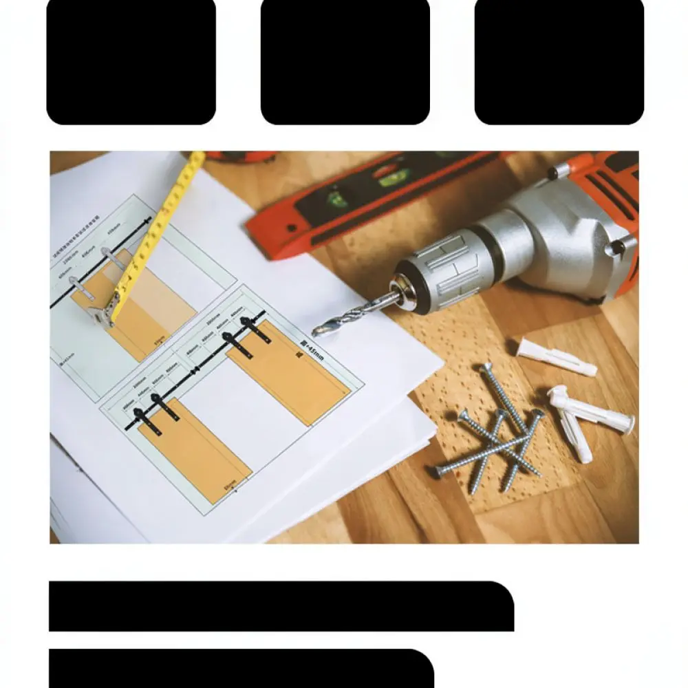 Durable Carbon Steel Track Joiner For JianSen Sliding Barn Door Hardware Extension Rail Splicing Mounting Piece