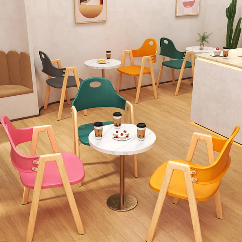 Drewniane ergonomiczne krzesลa do jadalni do salonu z akcentem do salonu designerska krzesลa do jadalni do gier dla dzieci Sedie dom umeblowanie