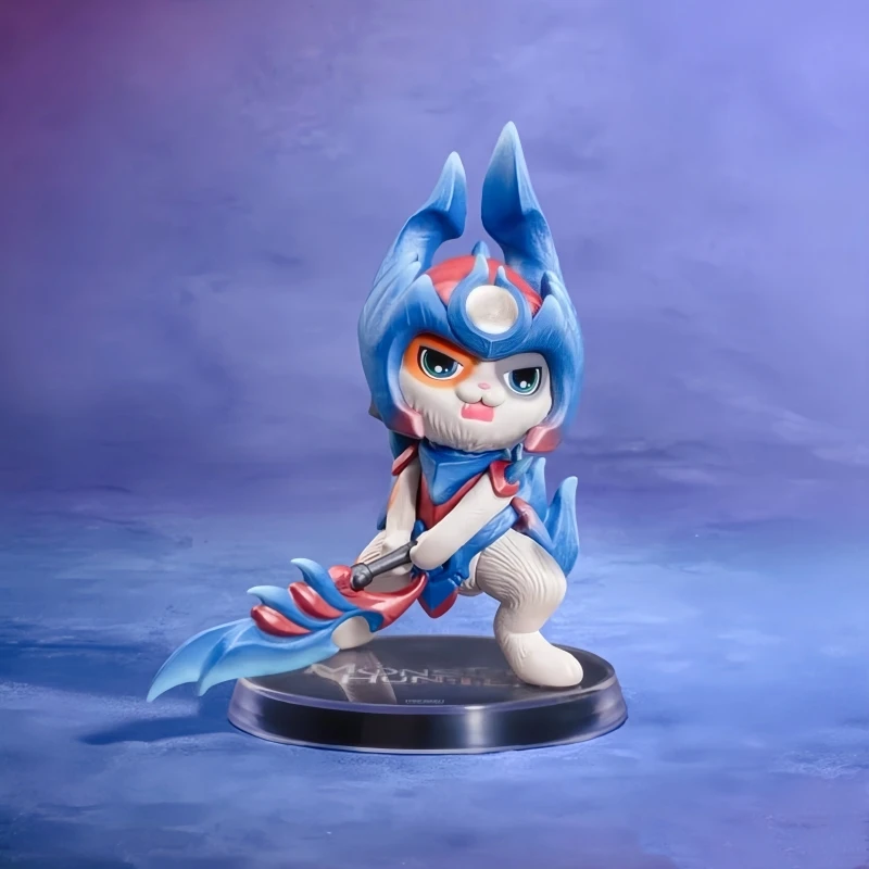 Hot Selling Genuine Stock Popmart Monster Hunter Alu Cat Series Co Branded Figurine Surprise Blind Box Toy Ornament Cute Gifts view 6
