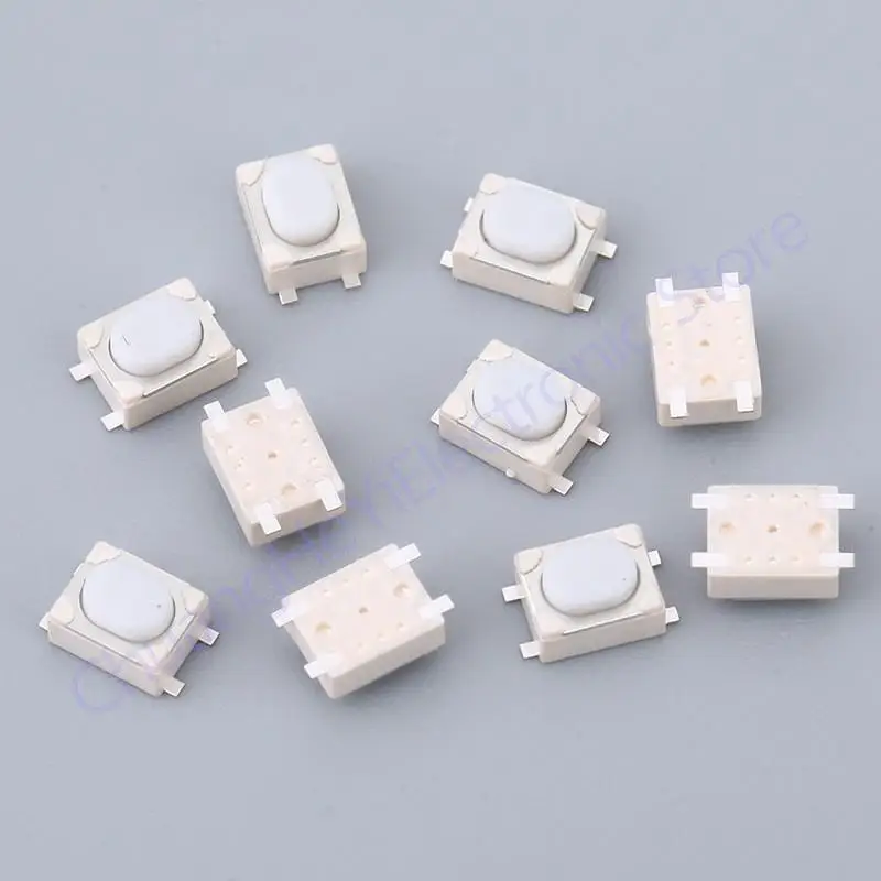 10PCS SMT 3.2X4.2X2.5MM 3*4*2.5mm 4 Pin Tactile Tact Push Button Micro Switch Momentary