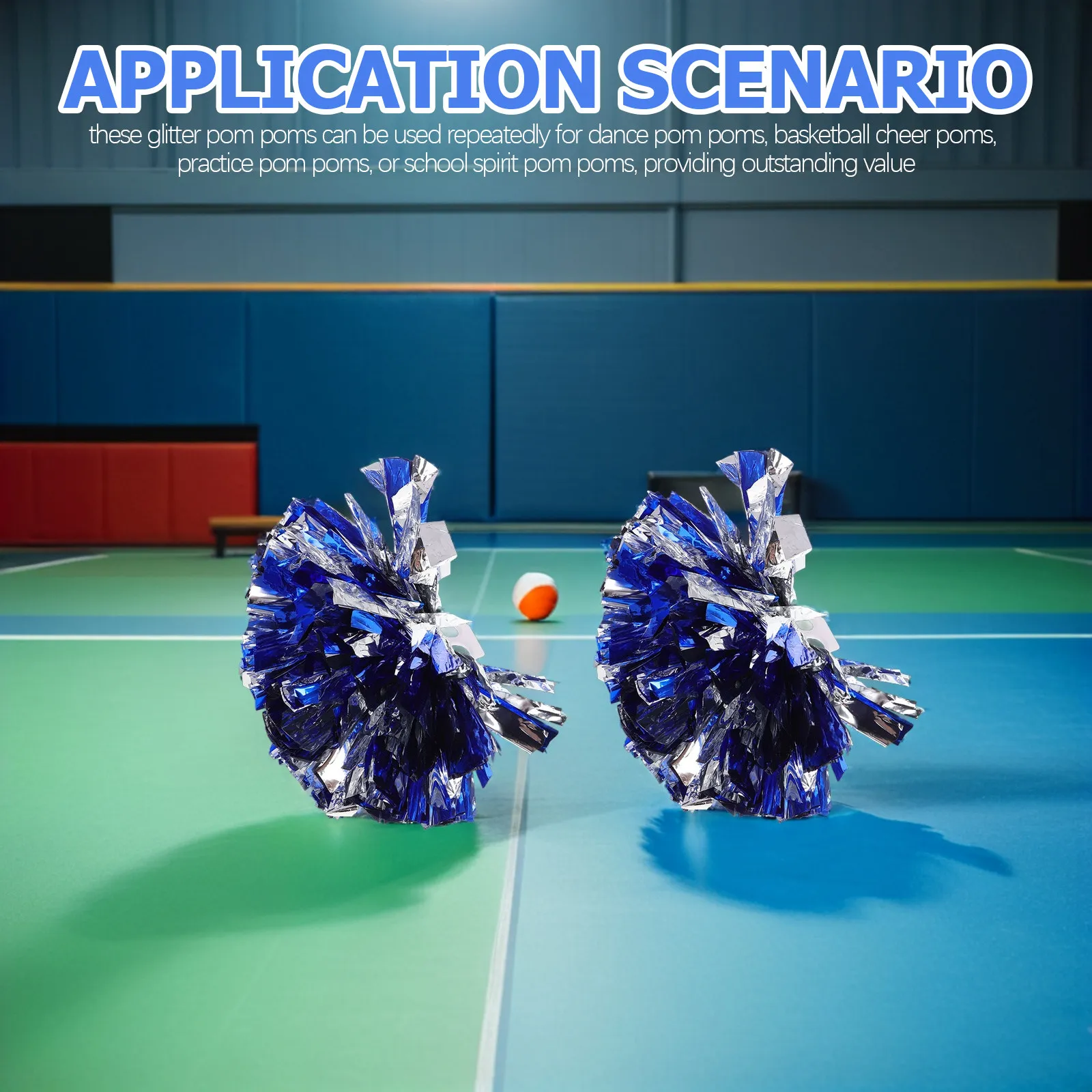 8 pompon per cheerleading con  - Cheerleading Pom Pom recensione e prezzo