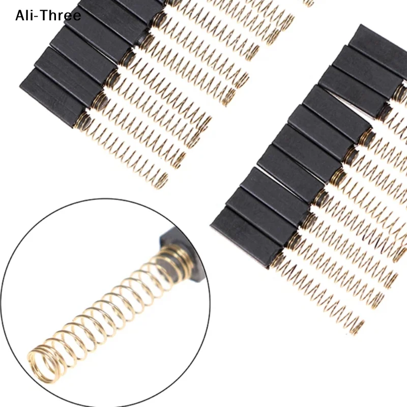 

20 шт. угольных щеток для мотора бытовой швейной машины, запасные части