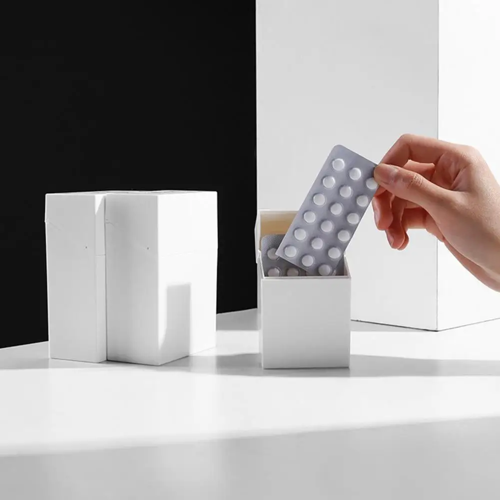 Drawer Sorting Box Practical Small Compact Drawer Sorting Storage Box White Storage Case