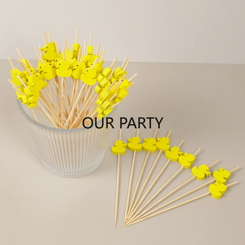 100Pcs Cartoon Summer Yellow D - Baby Food Dessert review and price