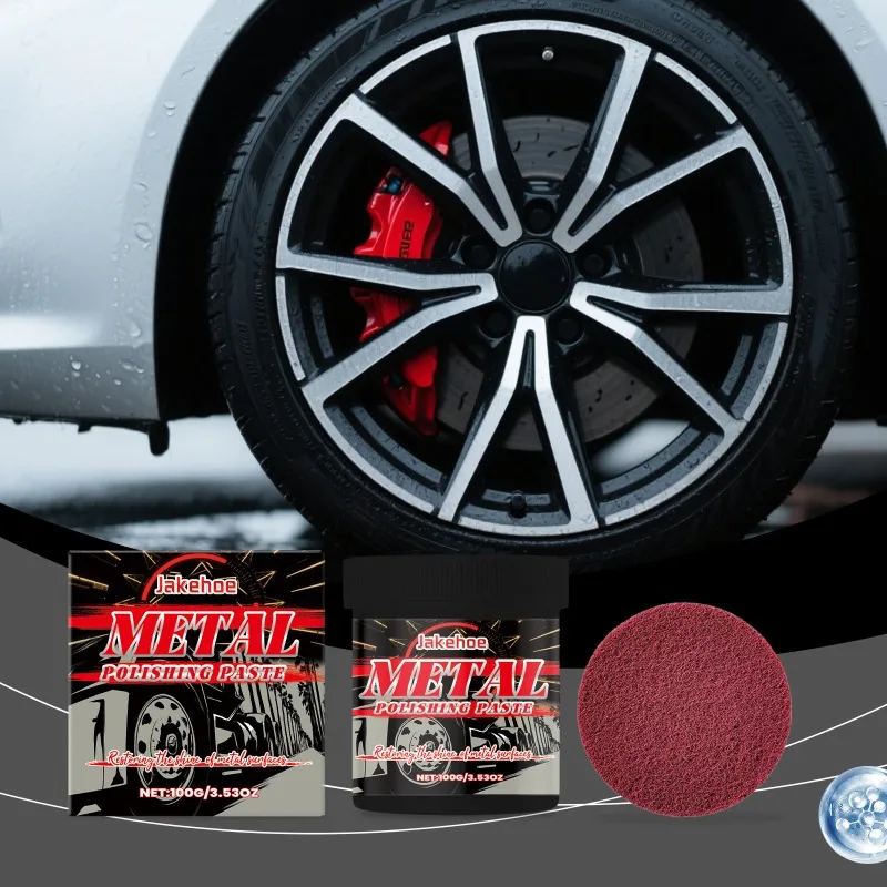 Car Metal Polishing Paste Decontamination Anti-oxidation Brightening Cream Restore Luster Suitable for Daily Surface Auto Care