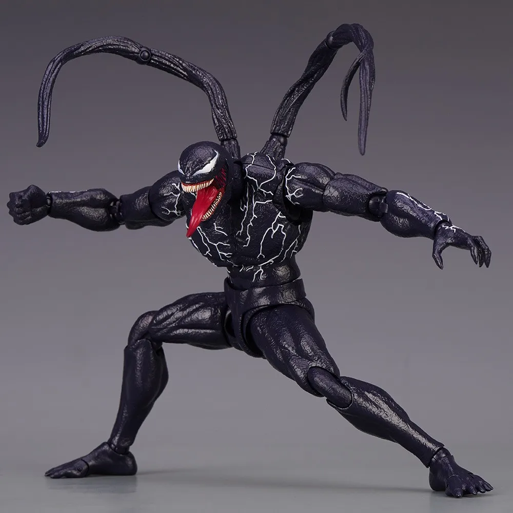 New Marvel Amazing Spider-man Movie Anime Symbiosis Venom Character Mannequin Pvc Sculpture Series Model Toys Gift Hottoys