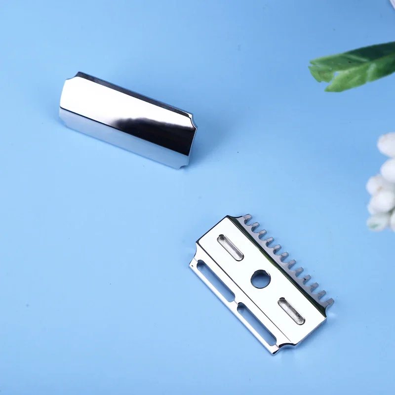 Yaqi Men's Safety Shaving Razor Head Vostok 105DC Duo ssp ( 316 Stainless Steel ）Polished Durability Vintage Razor Head For Male