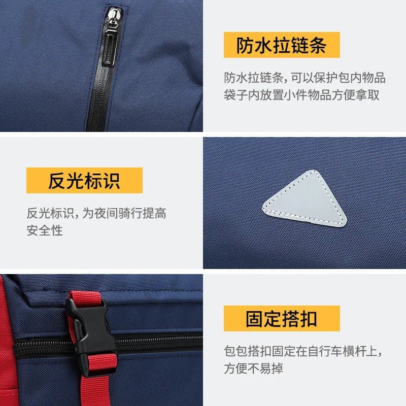 Shoulder Bag Crossbody Bags for Men Handbag Single-shoulder Postman Bag Large-capacity Cycling Student Schoolbag