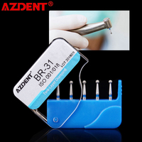 5PCS/Box Dental Diamond Burs Two Layer Diamond for High Speed Handpiece FG Bur BR-31 BR-40 SF-41 FO-32 Dentistry Tool Dentists