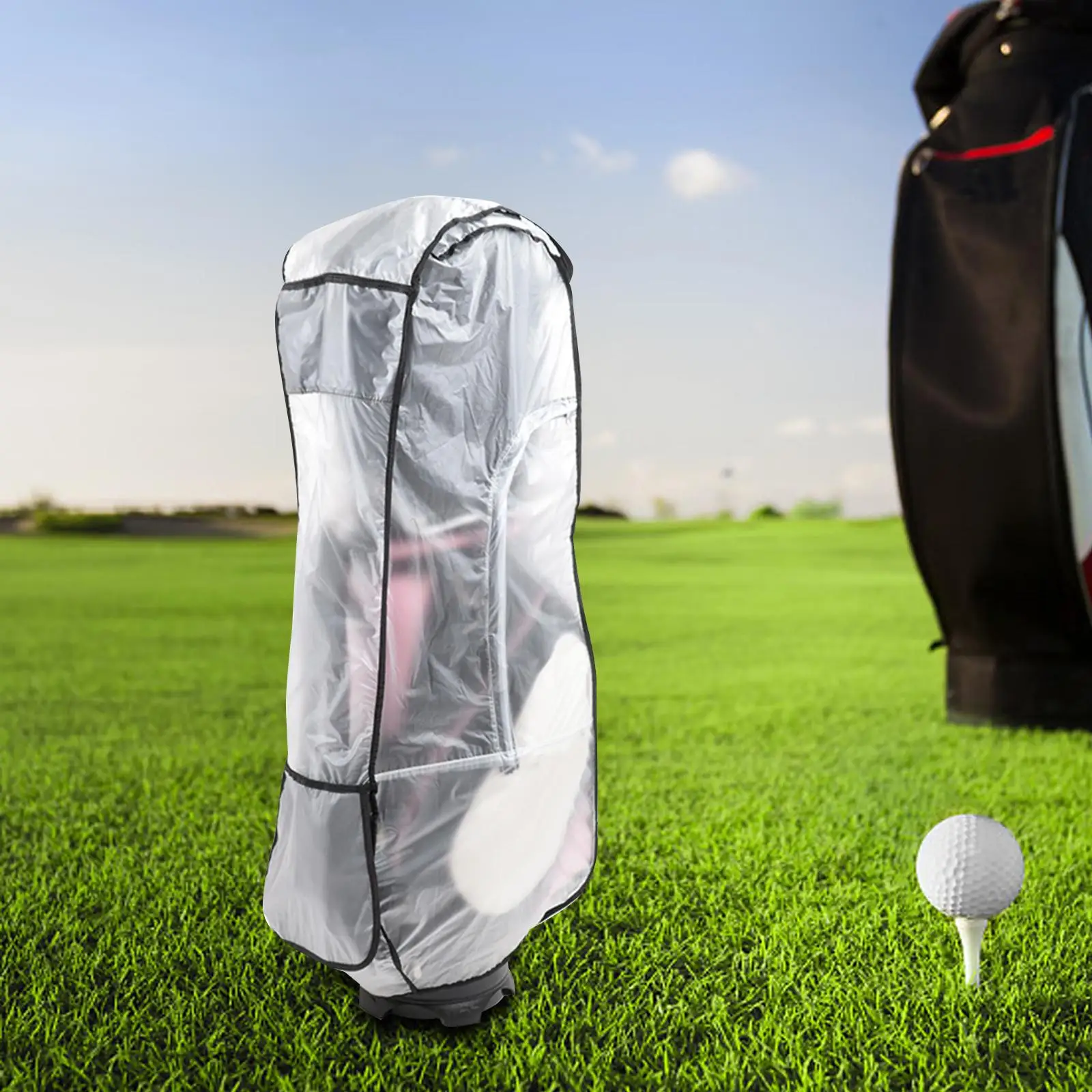 Golf Bag Rain Cover Golf Bag Protector 1x Dustproof Portable