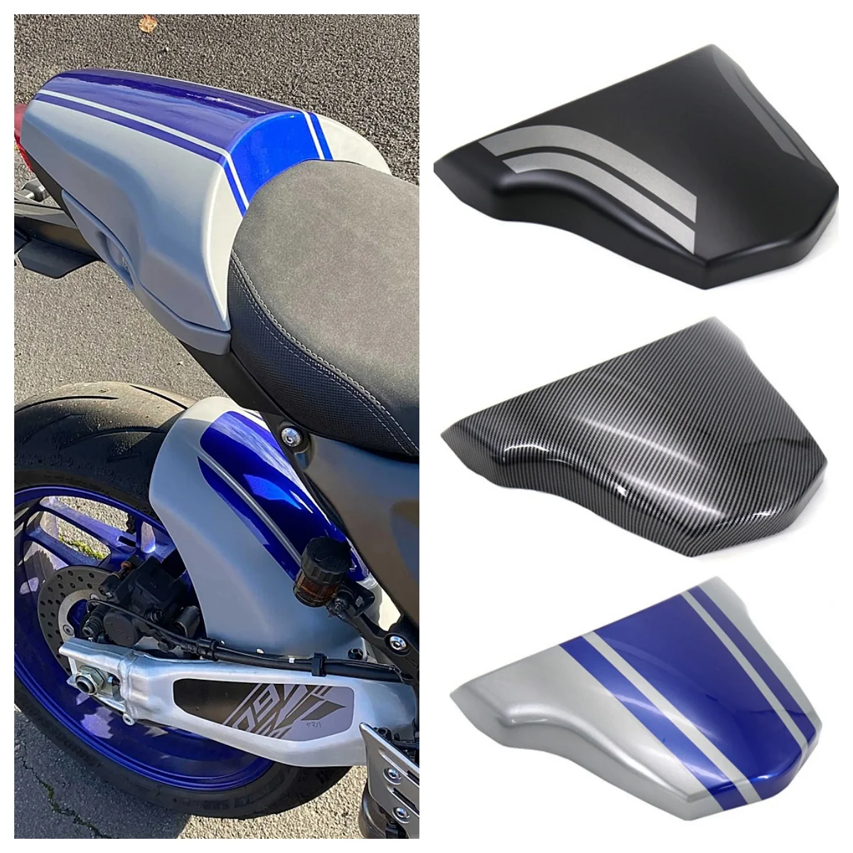 

Для YAMAHA MT-09 MT 09 MT09 mt09 2021 2022 2023 мотоциклетный обтекатель заднего сиденья, чехол на заднее сиденье пассажирского сиденья, обтекатель хвостовой секции