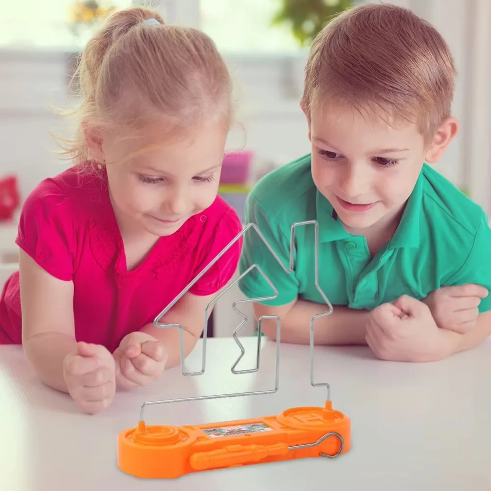 

Creative Game Electric Shock Toy Concentration Exercises Touch Maze Wire Board Toy Electric Touch Maze Game