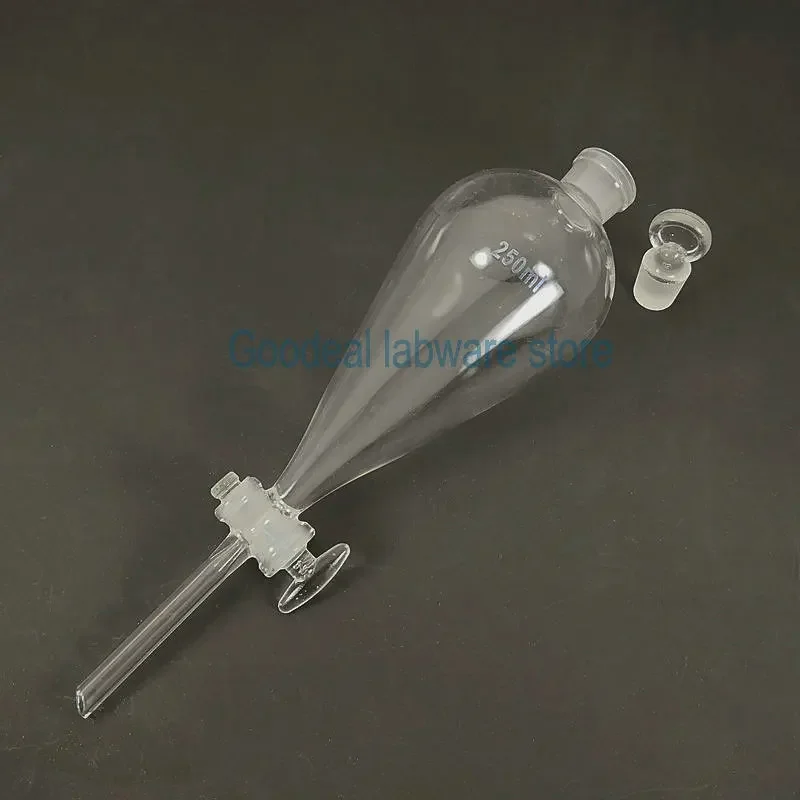 1piece 60ml To 1000ml Glass Separation Funnel for Laboratory Oil and Water Separation