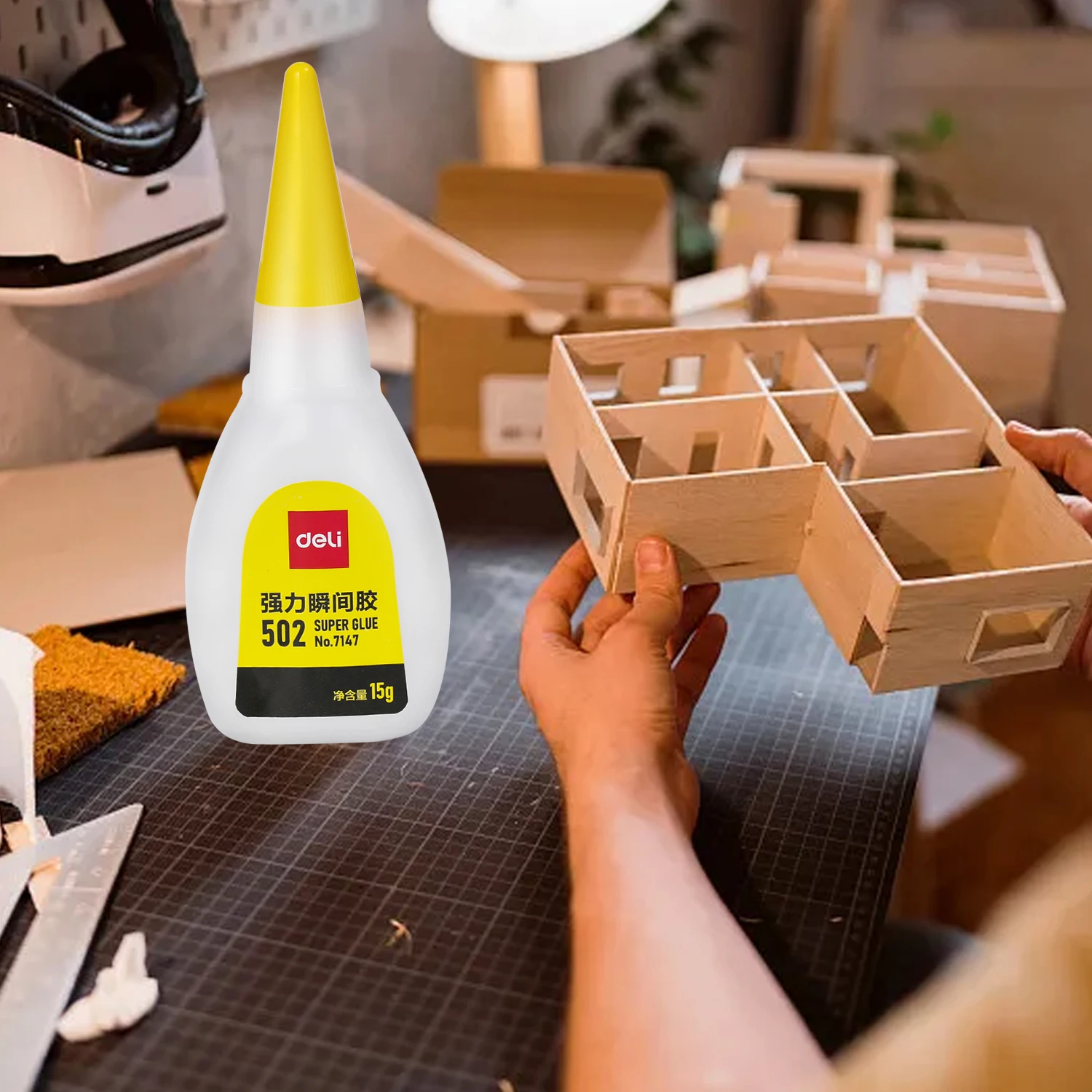 

1/2 шт. Deli 502, супер клей, мгновенный быстросохнущий DYMCyanoacrylate, клей для кожи, резины, дерева, металла, прочный клей, инструмент для жидкого клея