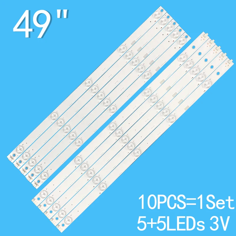 

LED backlight strip for LE49A509 LE49A6R9 LB49006 49D2000 LB-C490F14-E4-L-G1-DL1 DL2 KHP200650C KHP200650B KHP200649C