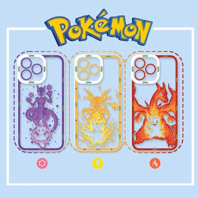 Anime P-Pokemon Cool Elf Phone Case For iPhone 17 Air 15 14 