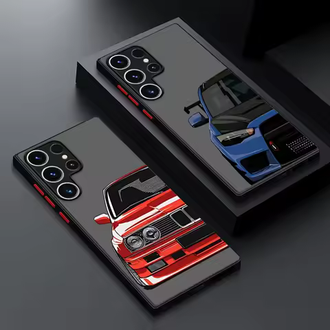JDM Sports Cars Phone Case for Samsung Galaxy S25 S23 Ultra S22Plus S22 S24 Ultra S20 FE S21 Soft Cover