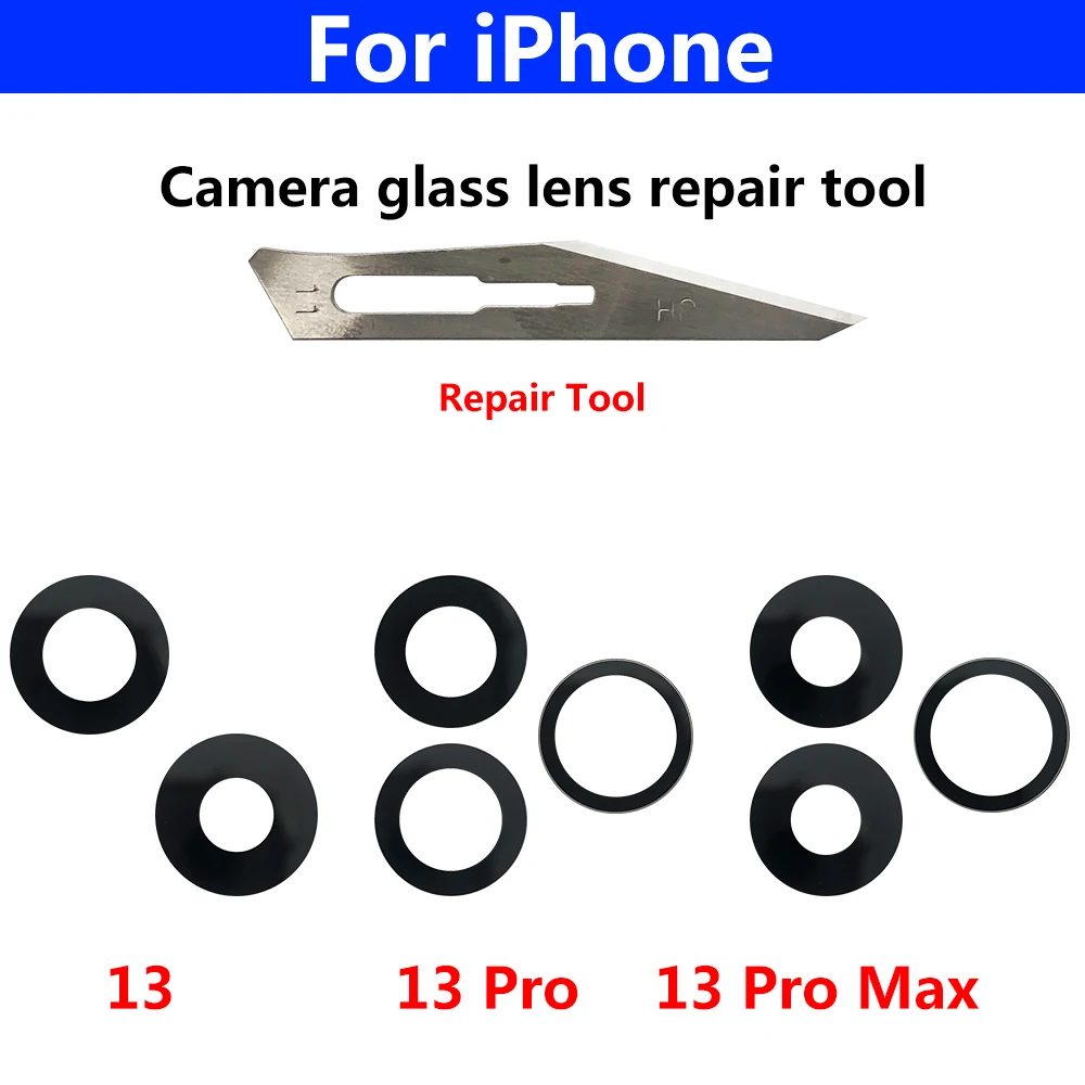 

Стекло задней камеры для iPhone 13 Pro Max, задняя крышка, ремонт объектива, запасные части для iPhone 13 Mini