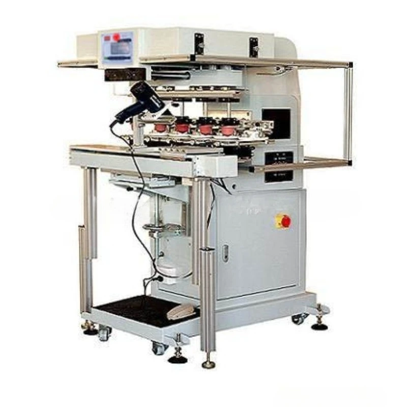 Pneumatic six-color pad printing machine, toy doll floor-to-ceiling pad printing machine