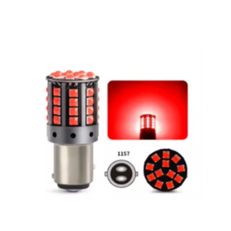 TCYATO 2x 1157 BAY15D P21/5W 1156 BA15S P21W PY21W LED Canbus 3030 44SMD 7440 7443 W21W T20 Lampu Sein Mundur Rem