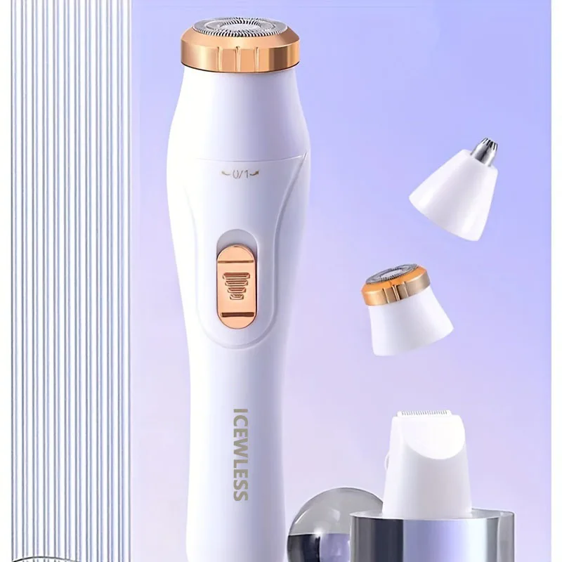 Electric Hair Trimmers for Women Waterproof Razor Painless Private Body Hair Removal Device shaver Bikini Arm Leg Face Shaving image 2