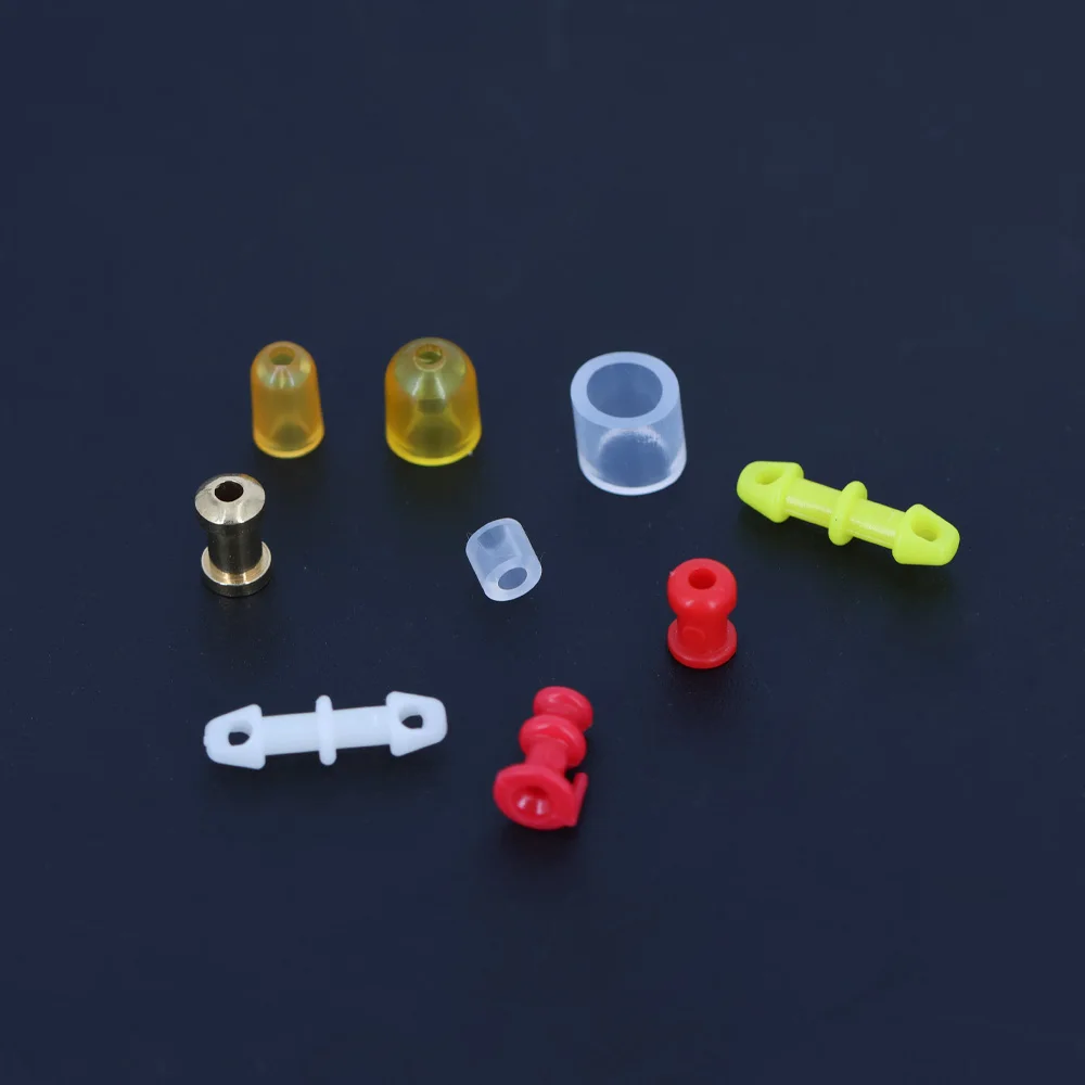 50PCS Fishing Jig Assist Hooks Set Copper/Plastic Slides, Silicone Skirts for Saltwater Snapper Fishing Tackle Accessories view 5