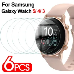 Tempered Glass for Samsung Galaxy Watch 5/4/3 40mm 42mm 44mm 46mm Screen Protectors Watch4 Classic Anti Scrach Protective Films