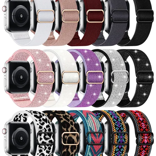 애플 워치 스트랩 밴드, 울트라 2, 49mm, 41mm, 45mm, 38mm, 42mm, 46mm, 보헤미안 탄성 팔찌, iWatch 시리즈 10, 9, 8, 7, 6, 5, 4 Se, 40, 44mm Best5 애플 워치 스트랩 밴드, 울트라 2, 49mm, 41mm, 45mm, 38mm, 42mm, 46mm, 보헤미안 탄성 팔찌, iWatch 시리즈 10, 9, 8, 7, 6, 5, 4 Se, 40, 44mm Best5