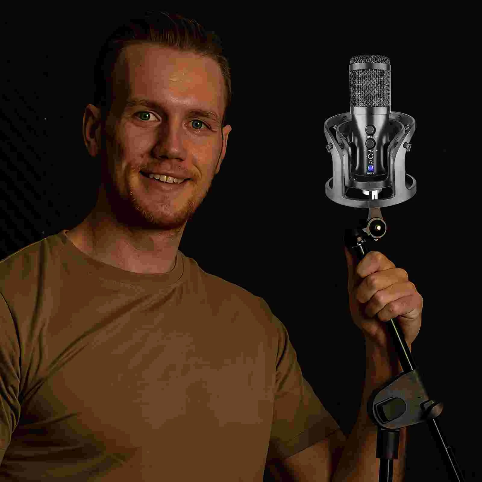 Microphone Plastic Shock Mount Bm700 Bm800 Universal Condenser Spring Clip (a Type) Holder for Stand Holders Clamp Computer image 4