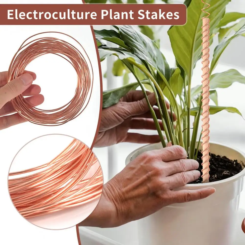 Strong Ductile Wire Roll of Flexible Wire for Jewelry Making Bendable Soft Wire for Gardening Crafts Long-lasting Electroculture