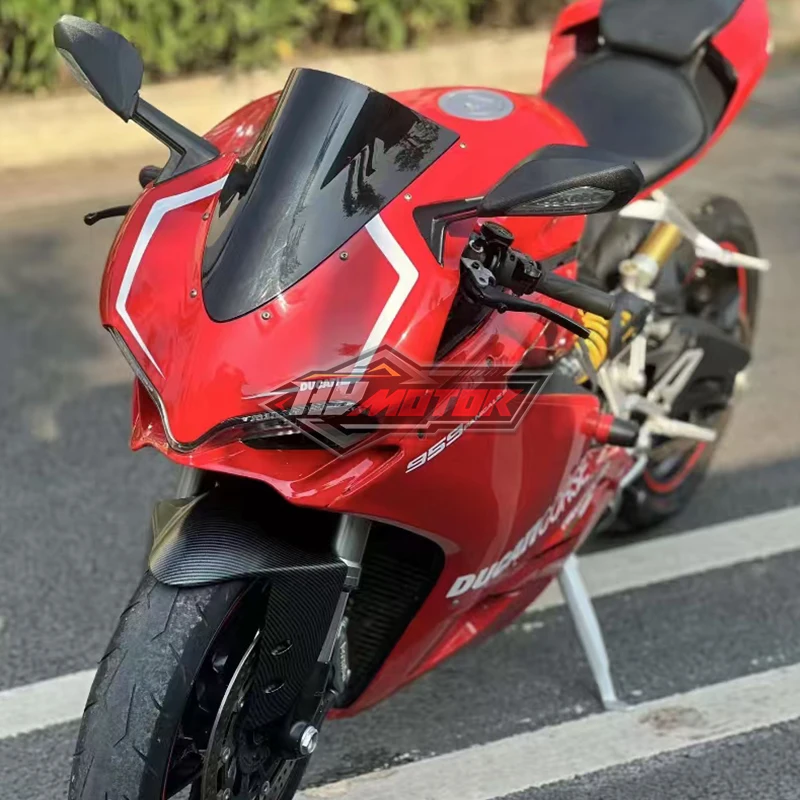 ملحقات مرايا إشارة الانعطاف الجديدة للدراجات النارية لـ Ducati 959 Panigale 1299 Panigale 2015 2016 2017 2018 مع مؤشرات LED