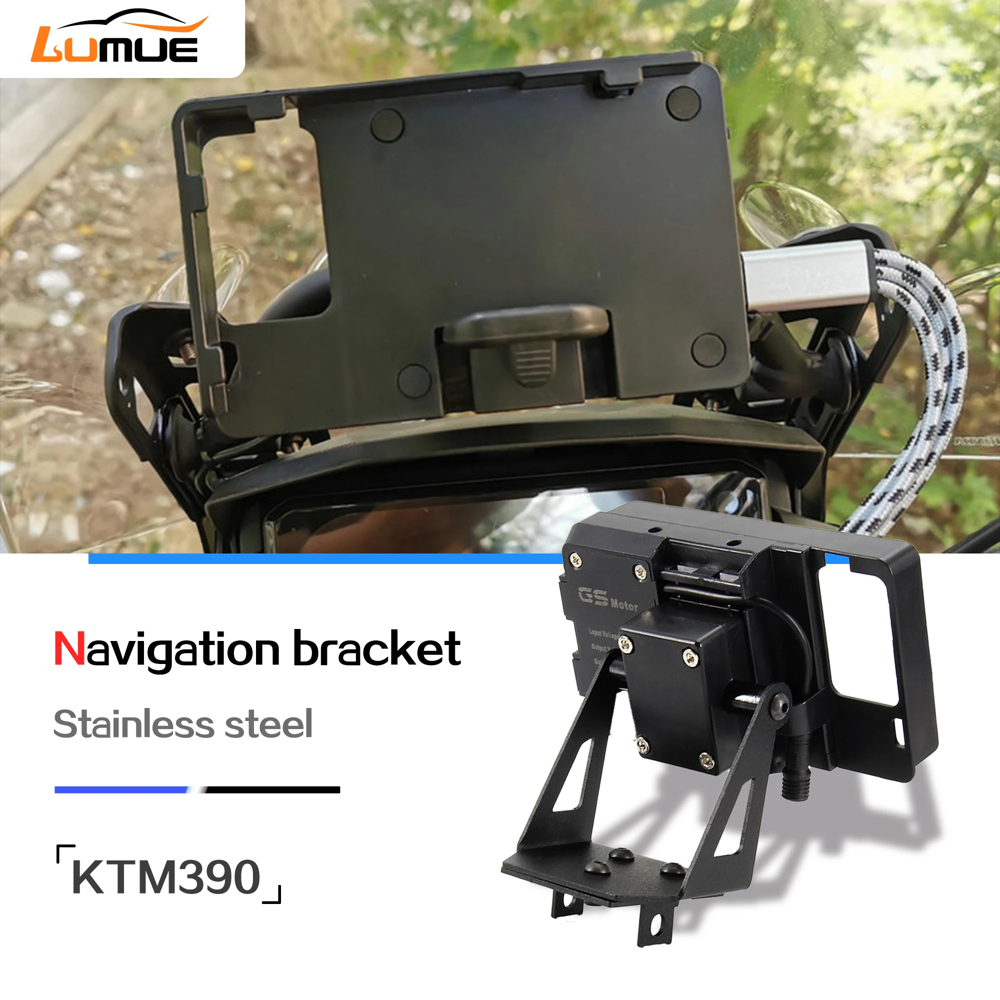 Phone Holder Windshied Mount Navigation Bracket GPS Smartphone Holder For 790ADV 390ADV 390 790 ADV R adventure Accessories